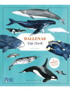 Ballenas Vida secreta 3ª edicion con poster coloreable